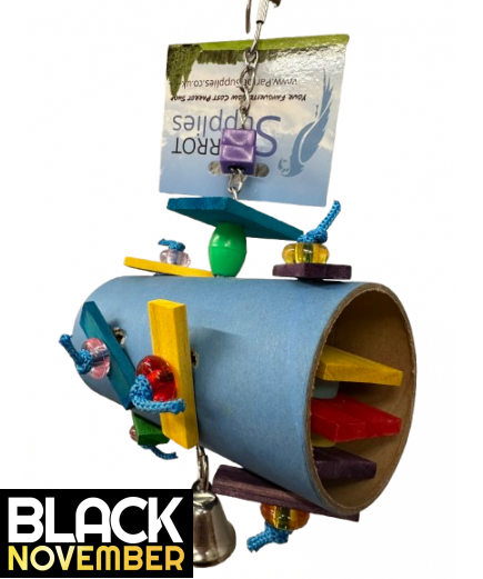 Parrot-Supplies Barrel Of Surprises Foraging Parrot Toy Parrot-Supplies Barrel Of Surprises Foraging Parrot Toy